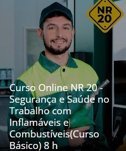 Curso Online NR 20 - Segurança e Saúde no Trabalho com Inflamáveis e Combustíveis(Curso Básico) 8 h